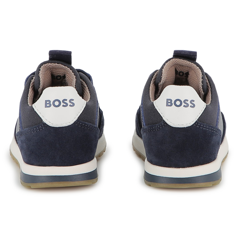Baskets en mix matière BOSS 
                    GARCON