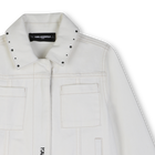 Veste zipp&eacute;e KARL LAGERFELD KIDS 
                    FILLE