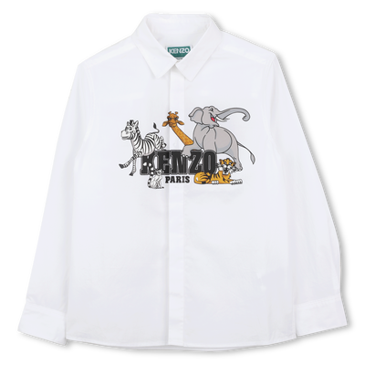 Chemise à manches longues KENZO KIDS GARCON