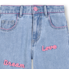 Pantalon en denim brod&eacute; BILLIEBLUSH 
                    FILLE