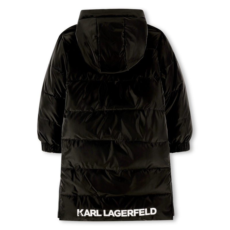 Doudoune longue réversible KARL LAGERFELD KIDS 
                    FILLE