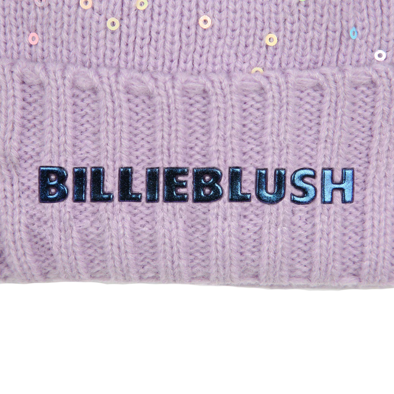 Bonnet à pompon orné de sequins BILLIEBLUSH 
                    FILLE