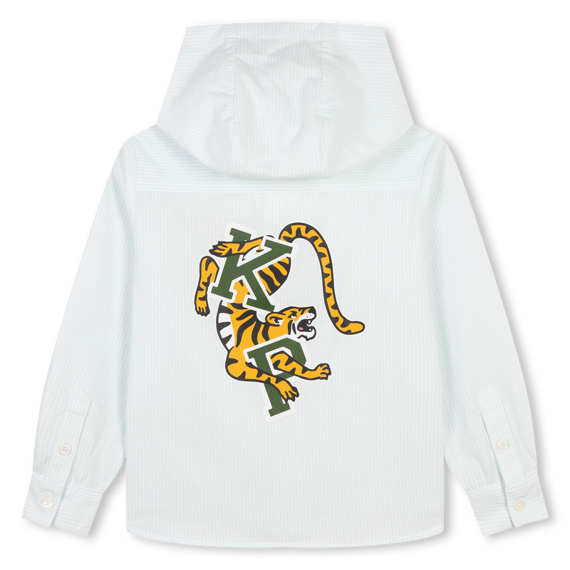 Chemise en coton à capuche KENZO KIDS 
                    GARCON