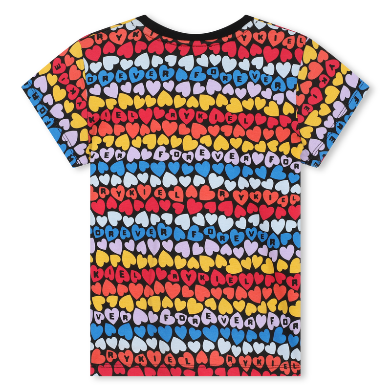 T-shirt imprimé coeurs SONIA RYKIEL 
                    FILLE