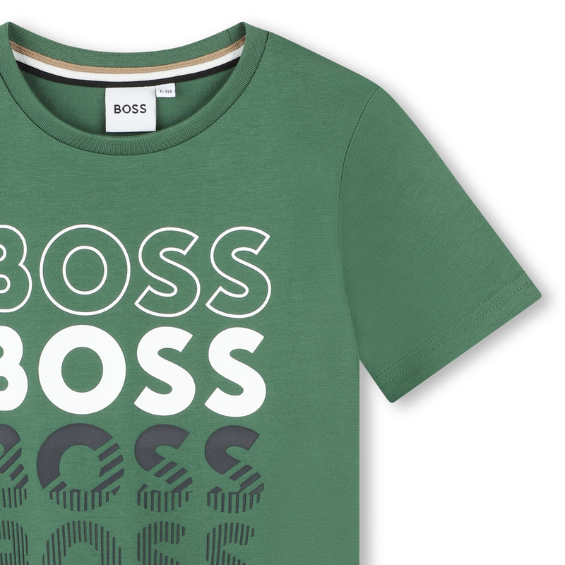 T-shirt à col rond BOSS 
                    GARCON