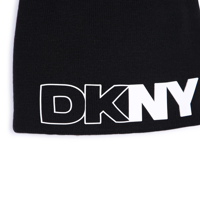 Bonnet siglé en tricot DKNY 
                    UNISEXE