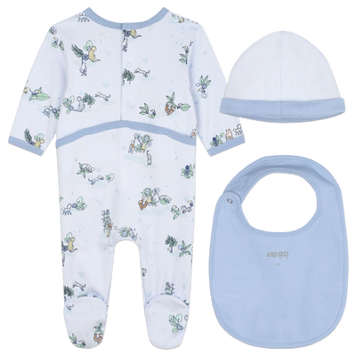 Pyjama, bavoir et bonnet KENZO KIDS GARCON