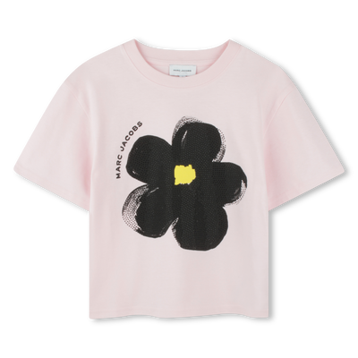 T-shirt manches courtes coton MARC JACOBS FILLE