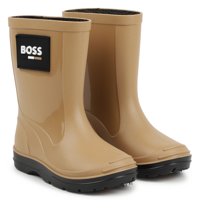 Bottes de pluie bitextur&eacute;es BOSS GARCON