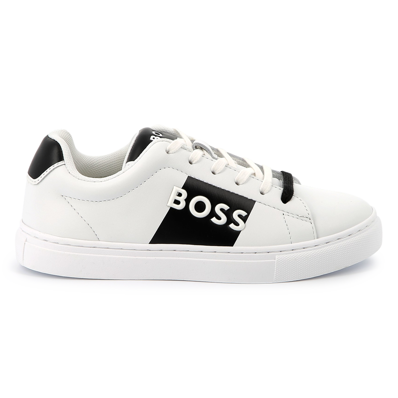 Baskets lacées en cuir BOSS 
                    GARCON