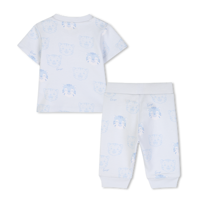 Ensemble tee-shirt et pantalon KENZO KIDS GARCON