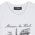 T-shirt &agrave; manches courtes KARL LAGERFELD KIDS 
                    FILLE
