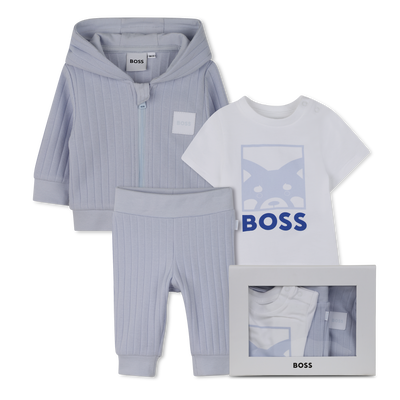 ENSEMBLE CARDIGAN + PANTALON + T-SHIRT BOSS GARCON