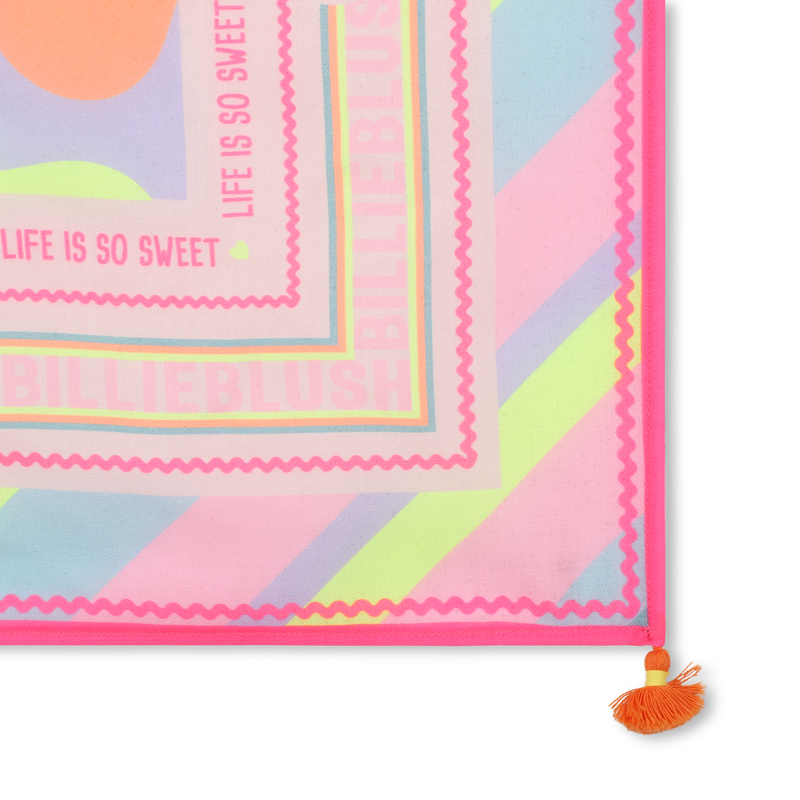 Foulard carr&eacute; imprim&eacute; BILLIEBLUSH 
                        FILLE