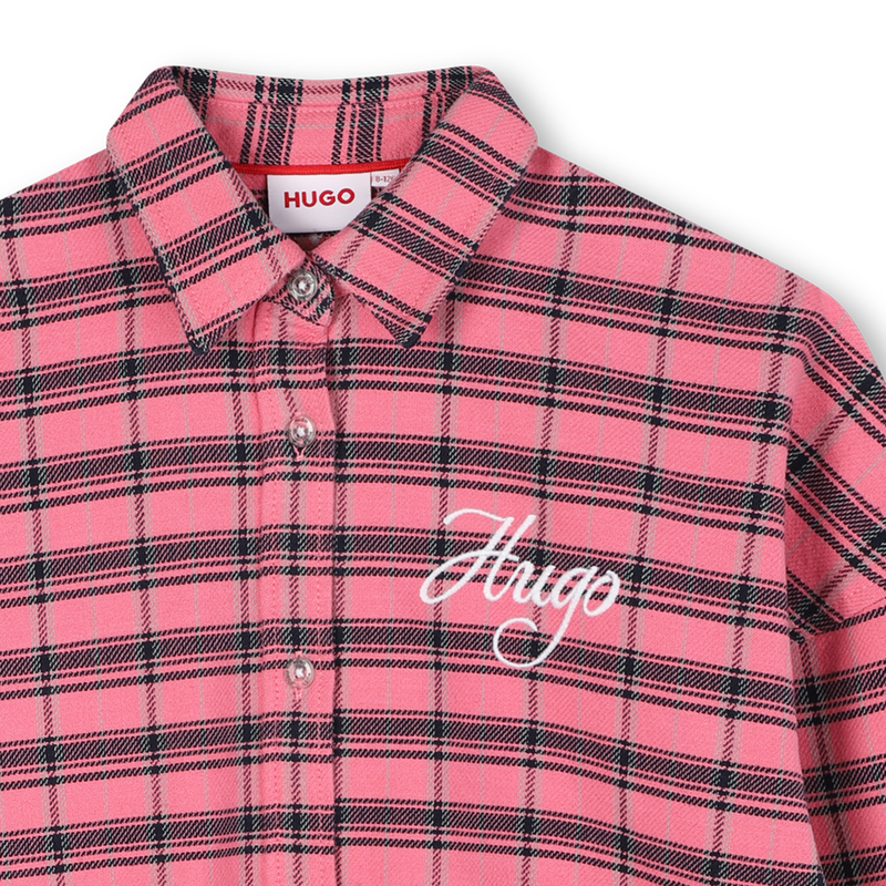 Chemise à carreaux Hugo 
                    FILLE