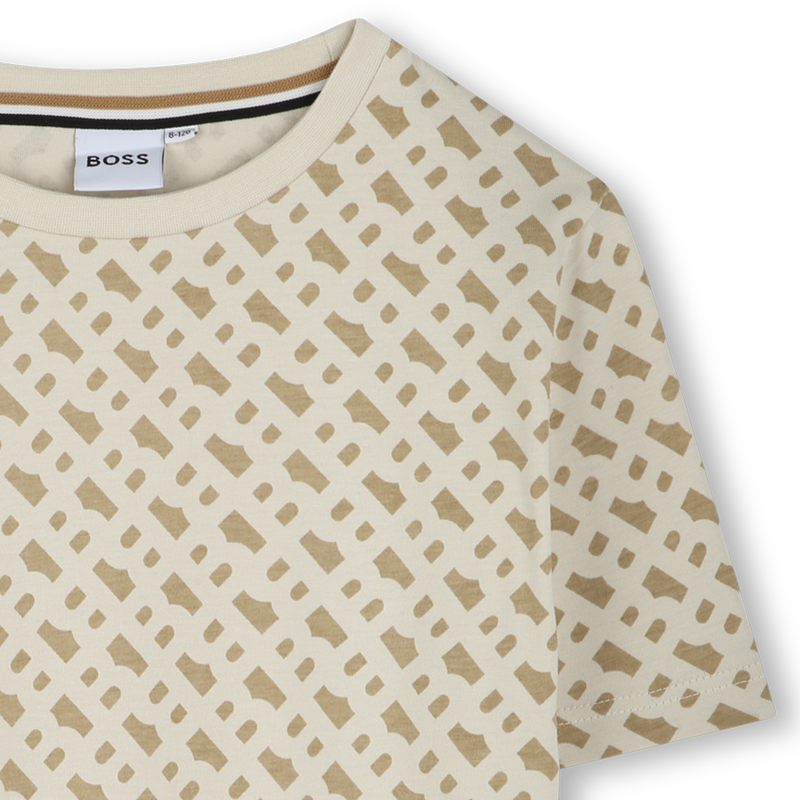 T-shirt imprim&eacute; BOSS 
                        GARCON