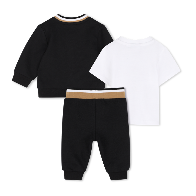 Ensemble Tee-shirt + pantalon + cardigan BOSS 
                        GARCON