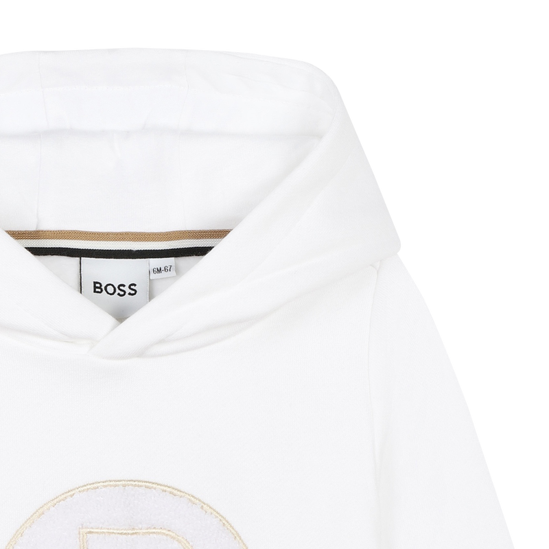 Sweat-shirt en molleton brodé BOSS 
                    GARCON