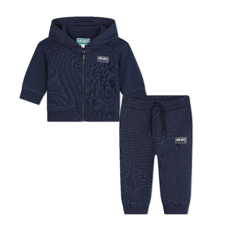 Cardigan zippé et pantalon KENZO KIDS 
                    GARCON