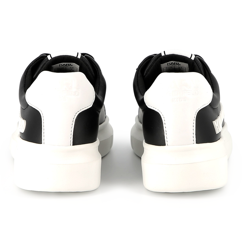 Baskets en cuir à lacets KARL LAGERFELD KIDS 
                    UNISEXE