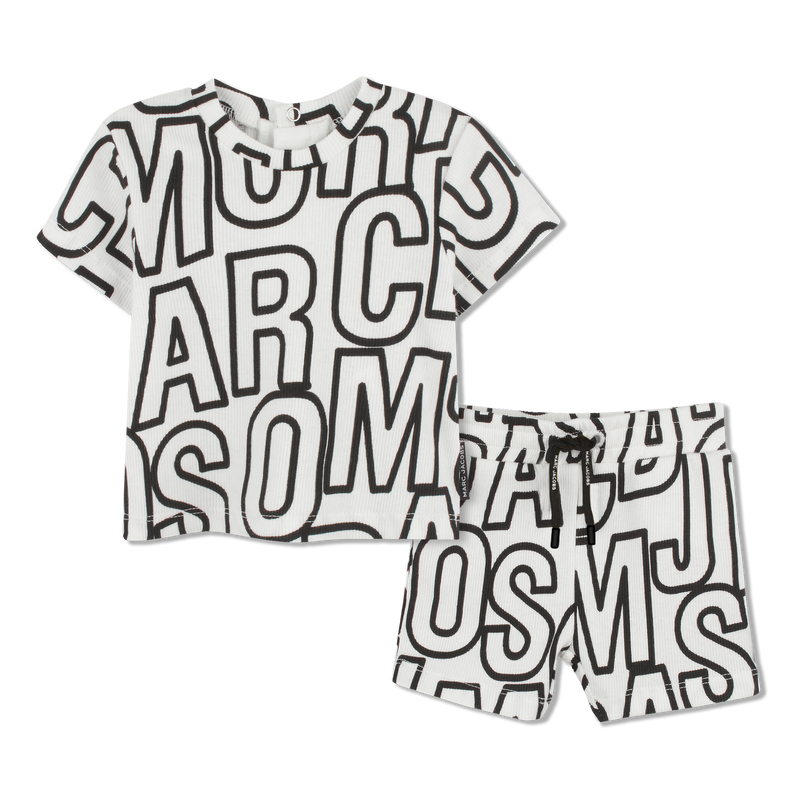 T-shirt et short côtelés THE MARC JACOBS 
                    UNISEXE