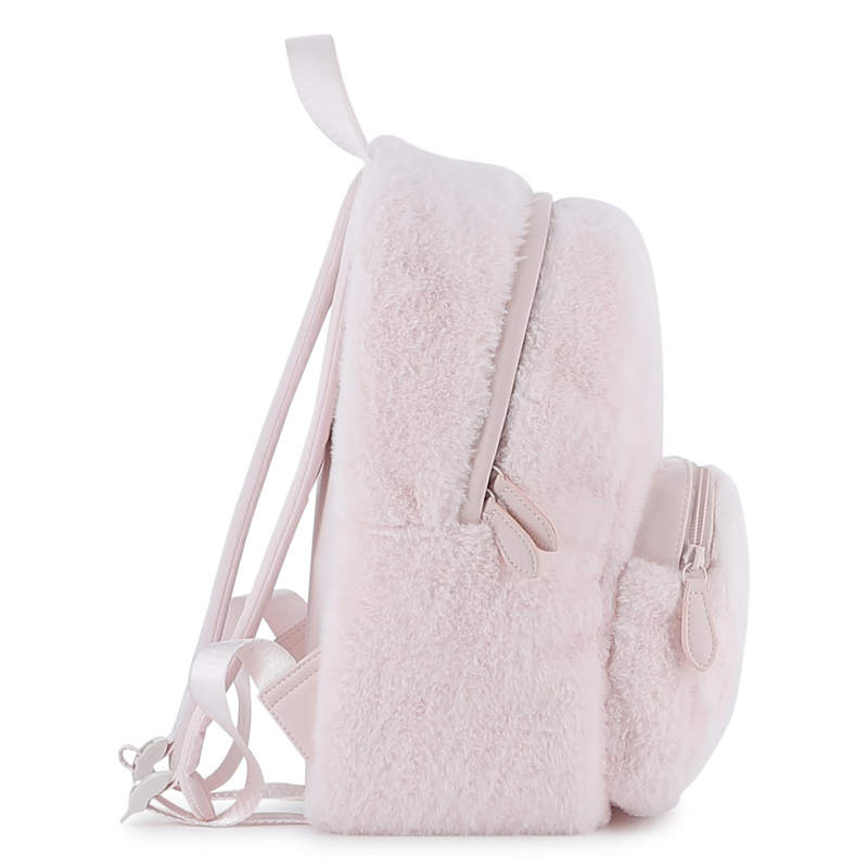Petit sac à dos en polaire duveteuse KARL LAGERFELD KIDS 
                    FILLE