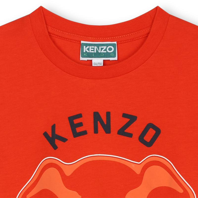 Robe à manches courtes coton KENZO KIDS 
                    FILLE