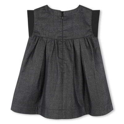 Robe évasée badge poitrine KARL LAGERFELD KIDS FILLE