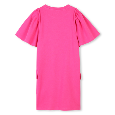 Robe &agrave; manches courtes coton KENZO KIDS FILLE