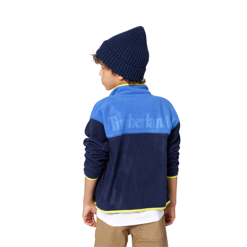 Cardigan bi-couleur en polaire TIMBERLAND 
                    GARCON