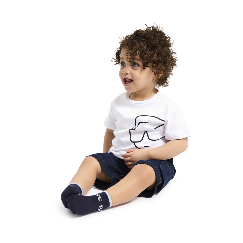 Ensemble bermuda et T-shirt KARL LAGERFELD KIDS 
                    GARCON