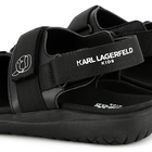 Sandales en cuir de vachette KARL LAGERFELD KIDS 
                    GARCON