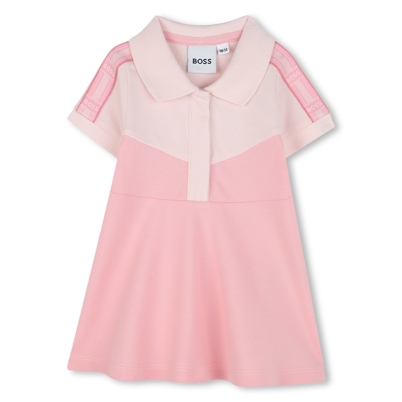 Robe polo avec d&eacute;coupes BOSS 
                        FILLE