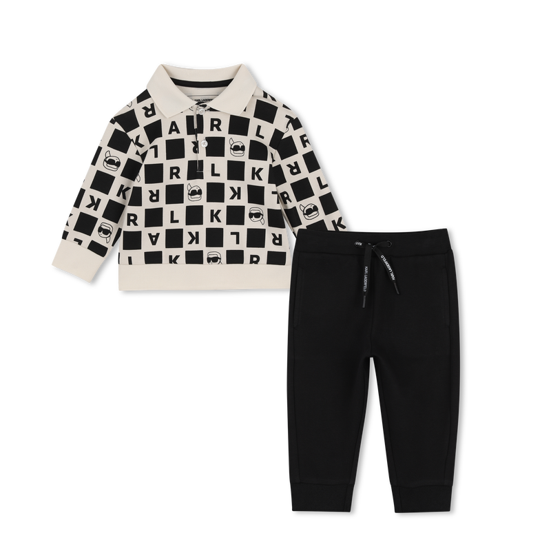 Ensemble polo et pantalon KARL LAGERFELD KIDS 
                        GARCON