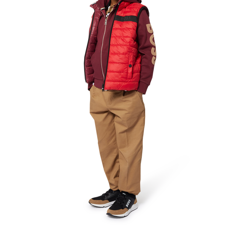 Pantalon chino uni BOSS 
                        GARCON