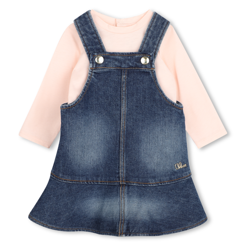 Ensemble robe et tee-shirt CHLOE 
                        FILLE