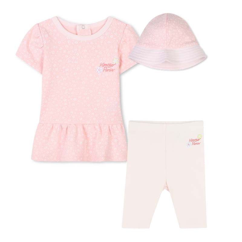 Ensemble 3 pi&egrave;ces KENZO KIDS 
                        FILLE