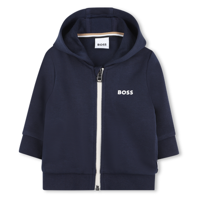 Cardigan de jogging &agrave; capuche BOSS GARCON