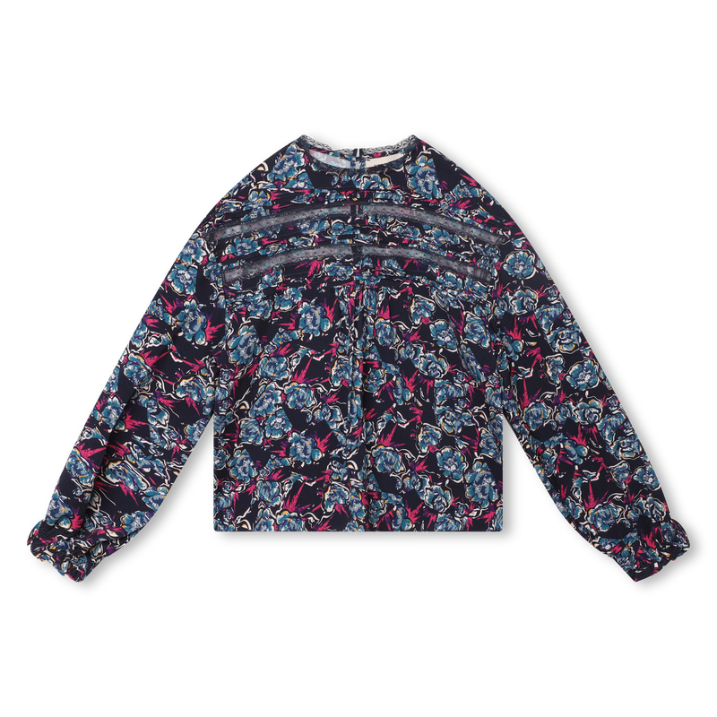 Blouse à motifs et dentelle ZADIG & VOLTAIRE 
                    FILLE