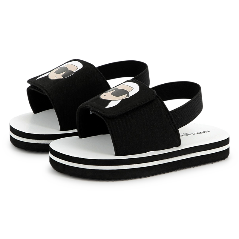 Sandales légères à fermeture par bandes auto aggri KARL LAGERFELD KIDS 
                    UNISEXE