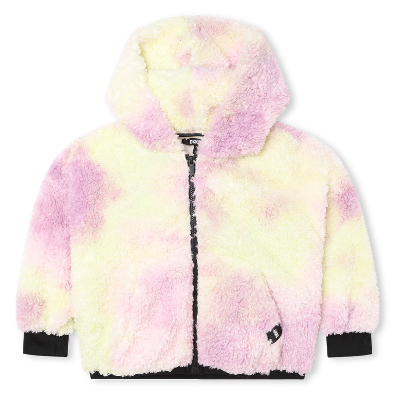 Cardigan à capuche moutonnée DKNY 
                    FILLE