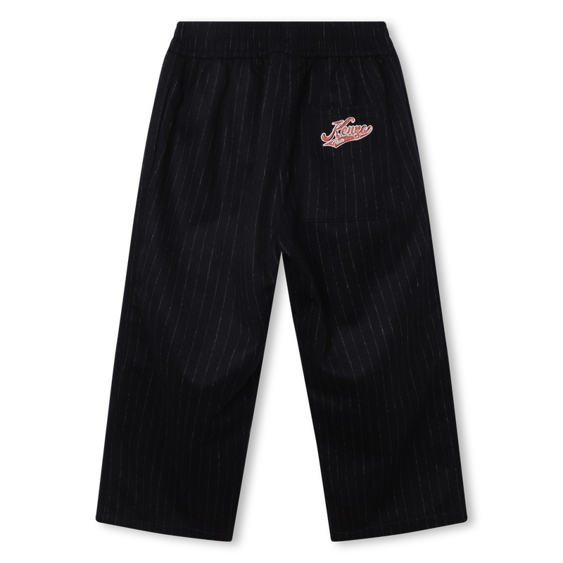 Pantalon rayé en flanelle KENZO KIDS 
                    FILLE