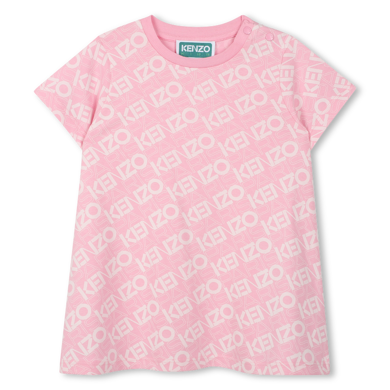Robe imprim&eacute;e en coton KENZO KIDS 
                        FILLE