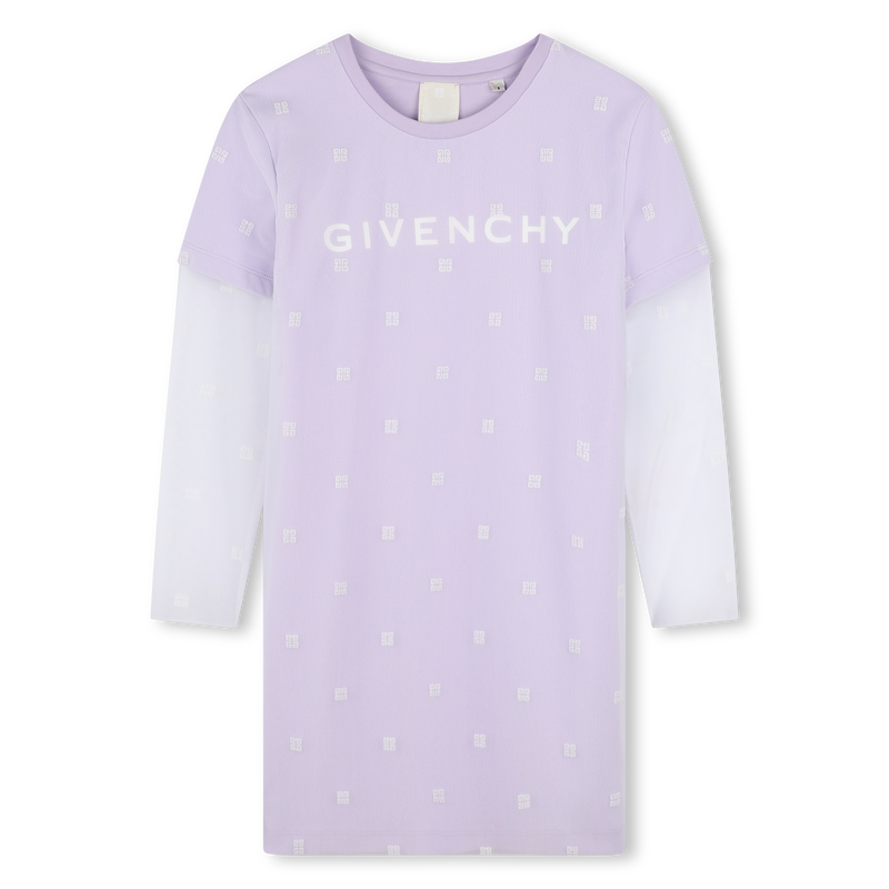 Robe droite avec dessus tulle GIVENCHY 
                    FILLE