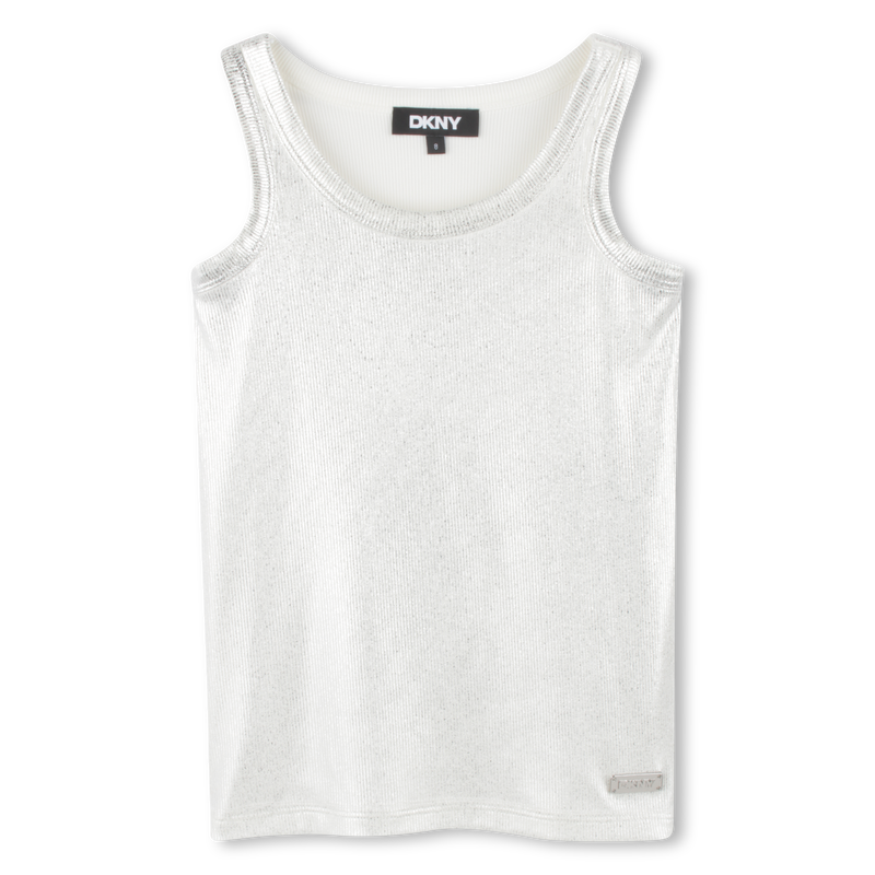 Débardeur en côtes 2x2 DKNY 
                    FILLE