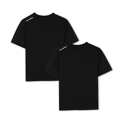 LOT DE 2 T-SHIRTS MANCHES COURTES KARL LAGERFELD KIDS GARCON