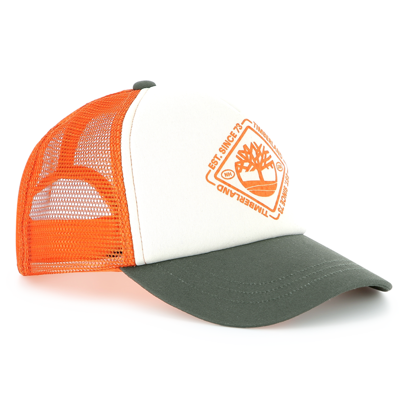 Casquette tricolore bimatière TIMBERLAND 
                    GARCON