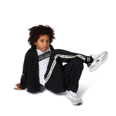 Cardigan à capuche KARL LAGERFELD KIDS GARCON