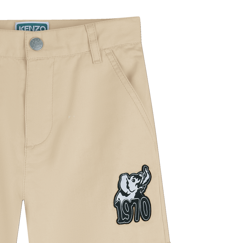 BERMUDA AVEC POCHES PLAQU&Eacute;ES KENZO KIDS 
                        GARCON