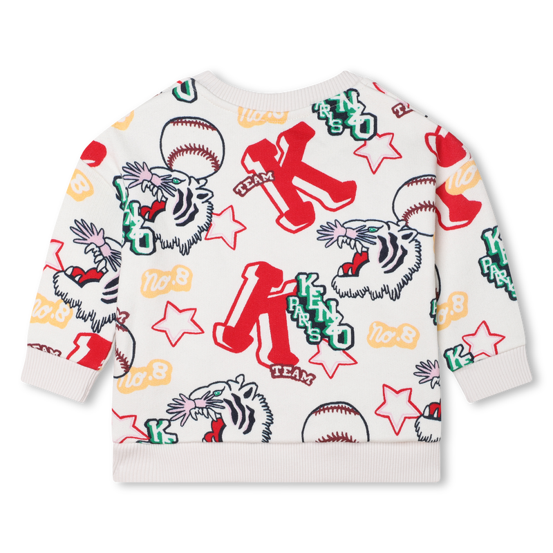 Sweat-shirt en coton imprimé KENZO KIDS 
                    FILLE